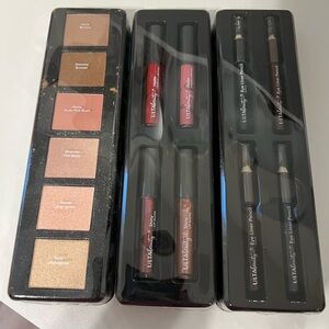 Ulta Beauty Makeup Set with Pink, Red, and Gold Shades